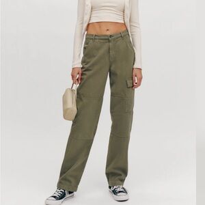 REFORMATION BAILEY HIGH RISE UTILITY PANT size 24